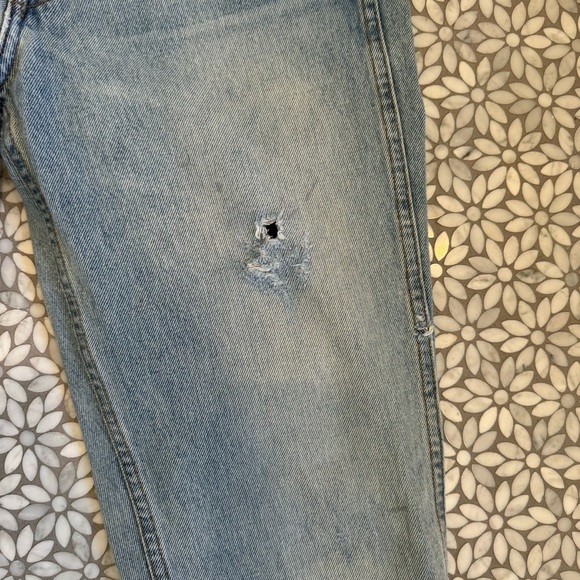 Women's Re/Done Originals Grunge Jeans in Dirty Destroy Wash, Size 26 - Picture 7 of 14